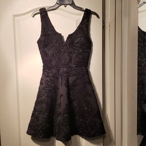Francesca's Collection black short party dress